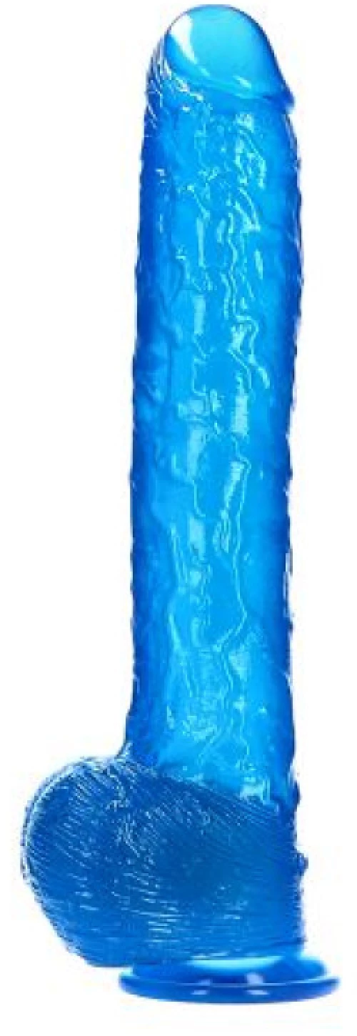 Dildo Golia Transparent blue