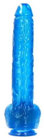 Dildo Golia Transparent blue