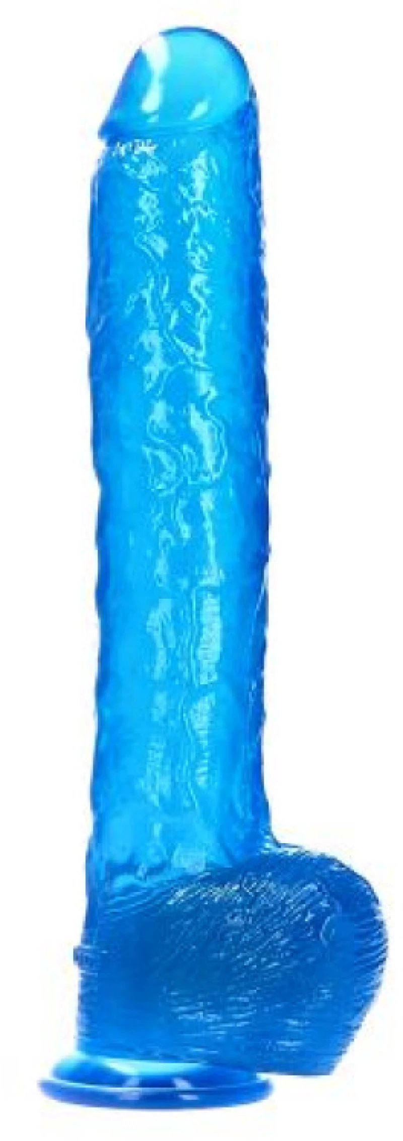 Dildo Golia Transparent blue