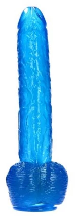 Dildo Golia Transparent blue