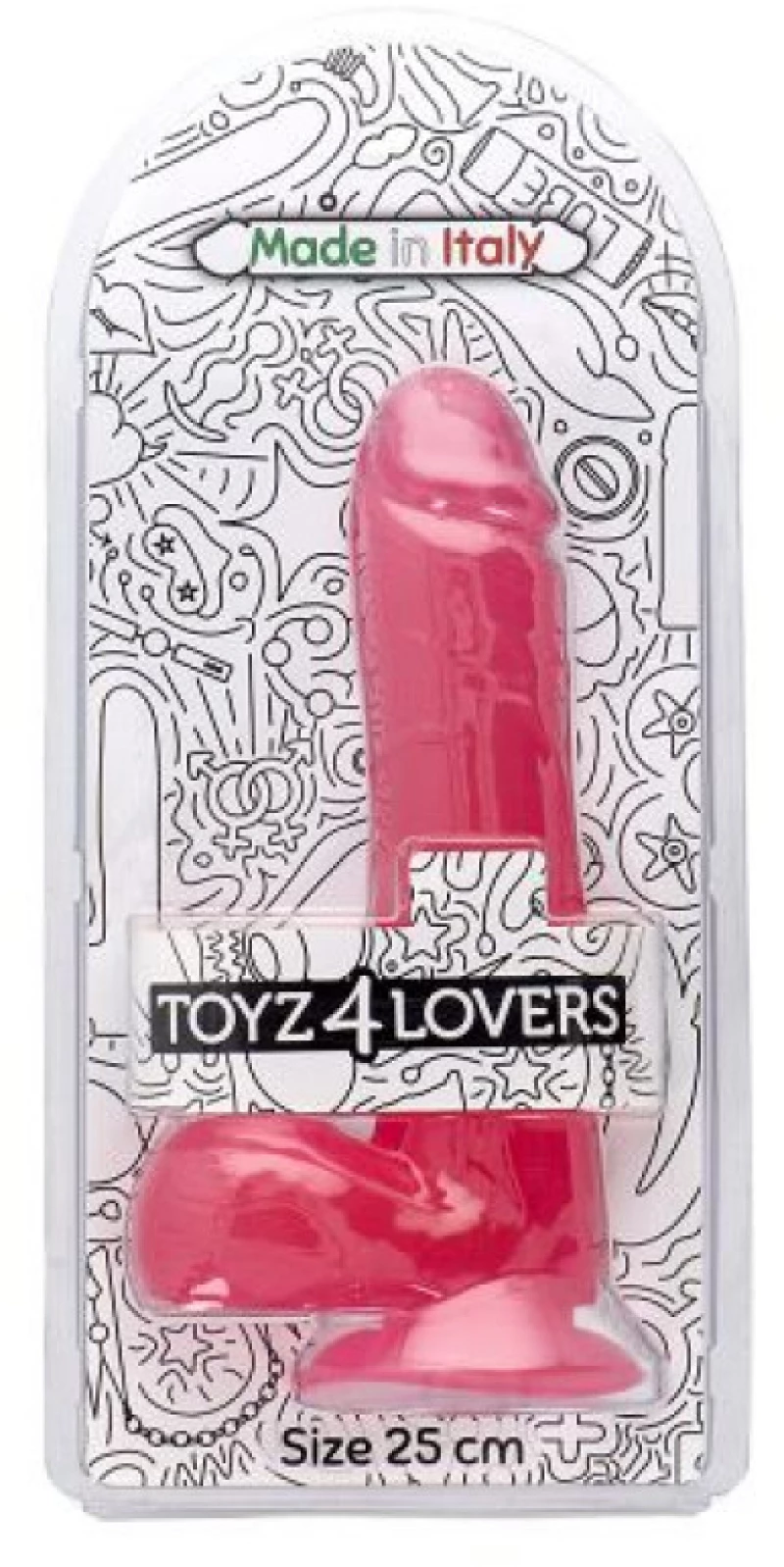 Transparent Pink Costanzo Dildo