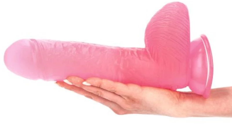 Attila transparent pink Dildo