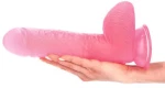 Attila transparent pink Dildo