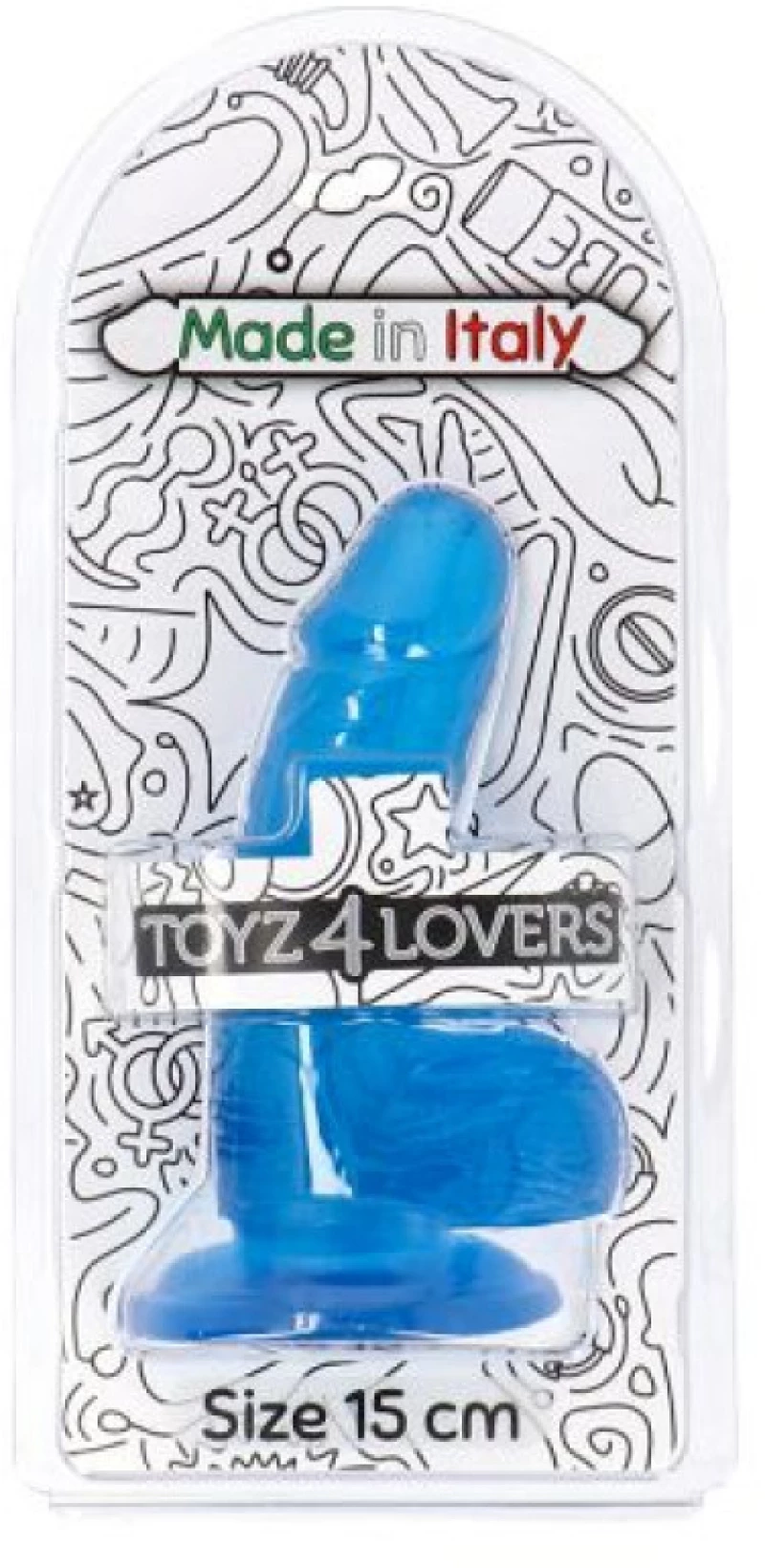 Transparent Blue Orazio Dildo