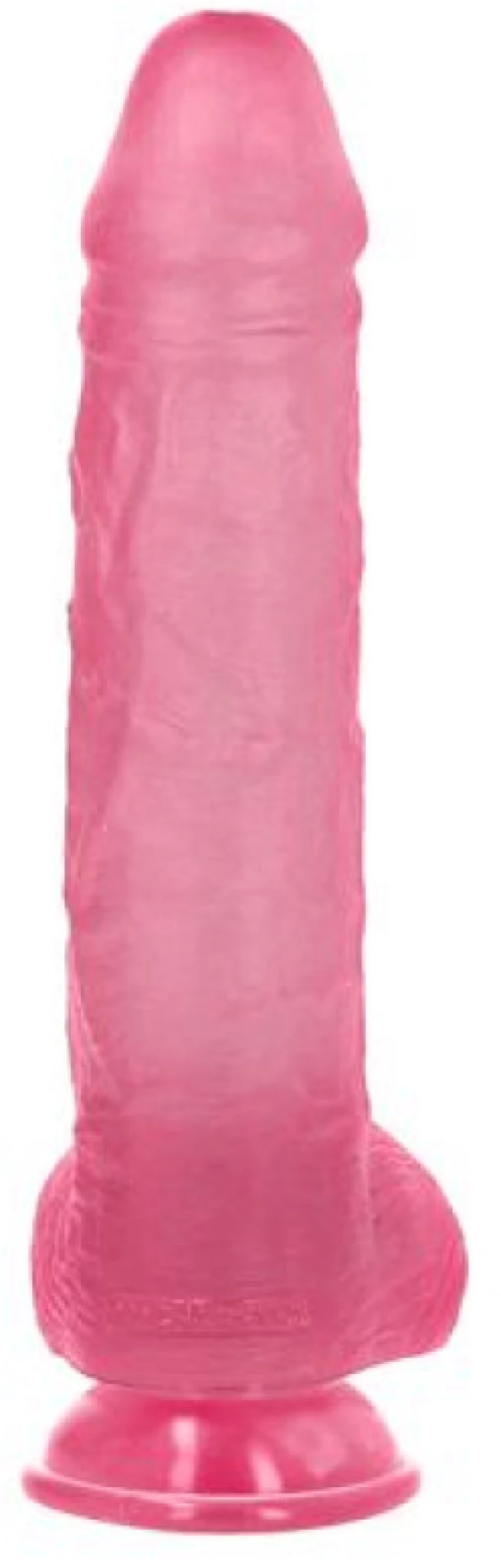 Spartaco transparent Pink Dildo