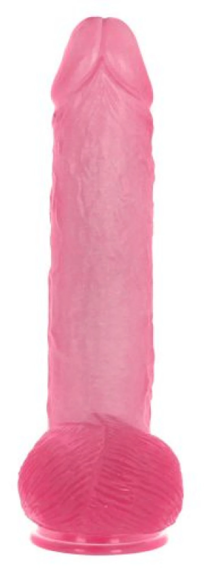 Spartaco transparent Pink Dildo