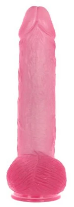 Spartaco transparent Pink Dildo