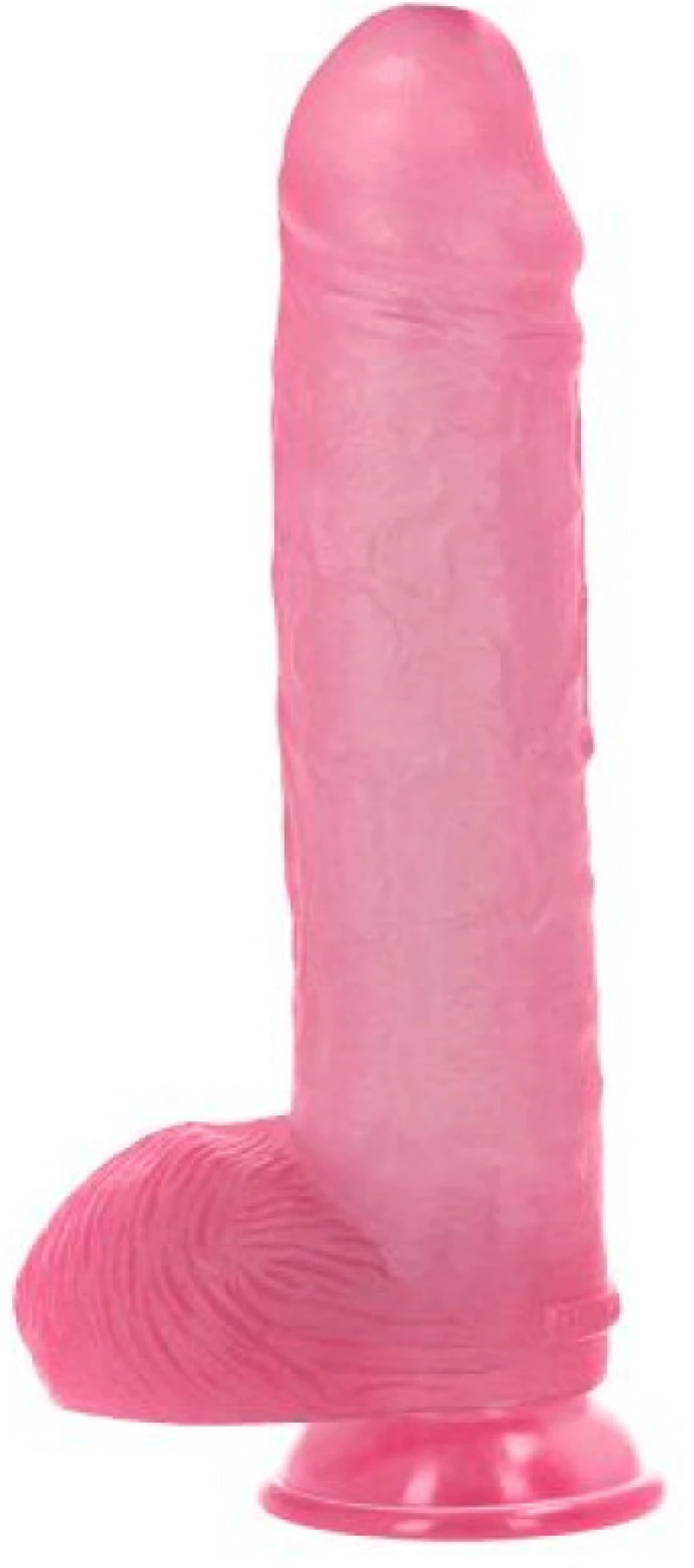 Spartaco transparent Pink Dildo