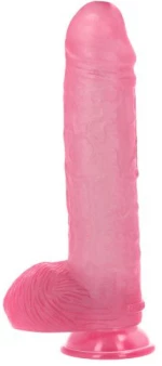 Spartaco transparent Pink Dildo