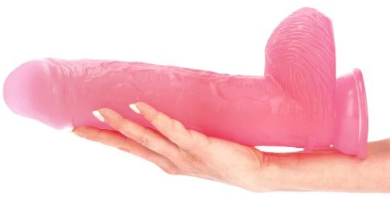 Spartaco transparent Pink Dildo