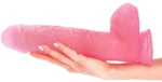 Spartaco transparent Pink Dildo
