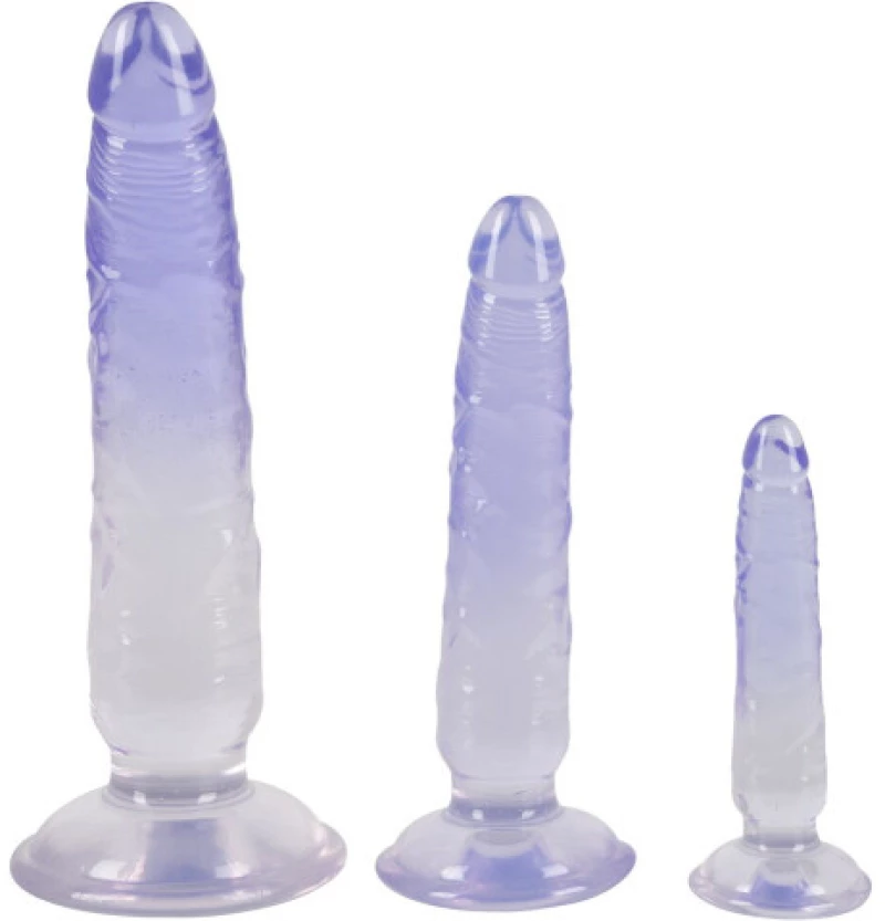 Πρωκτικά Ντιλντο Σφήνες Σετ Anal Training Clear