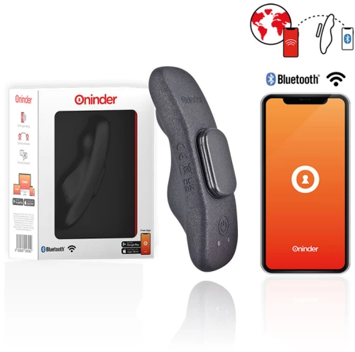 ONINDER - MANILA PANTY RECHARGEABLE VIBRATOR 9 SPEED 9.6 CM X 2.6 CM - FREE APP