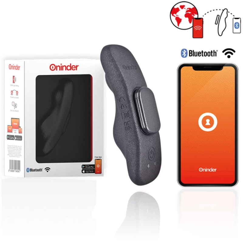 ONINDER - MANILA PANTY RECHARGEABLE VIBRATOR 9 SPEED 9.6 CM X 2.6 CM - FREE APP