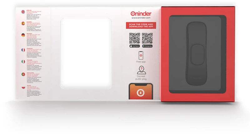 ONINDER - MANILA PANTY RECHARGEABLE VIBRATOR 9 SPEED 9.6 CM X 2.6 CM - FREE APP