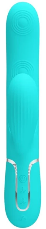 PRETTY LOVE - PERLITA MULTIFUNCTION 3 IN 1 G-SPOT VIBRATOR AQUA GREEN