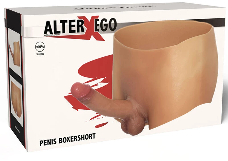 HIDDEN DESIRE - ALTER EGO BOXERSHOT WITH PENIS 18 CM SIZE