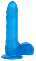 Alvaro Transparent Blue Dildo