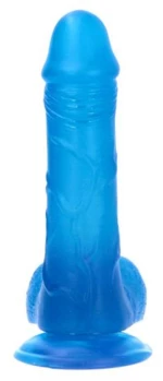 Alvaro Transparent Blue Dildo