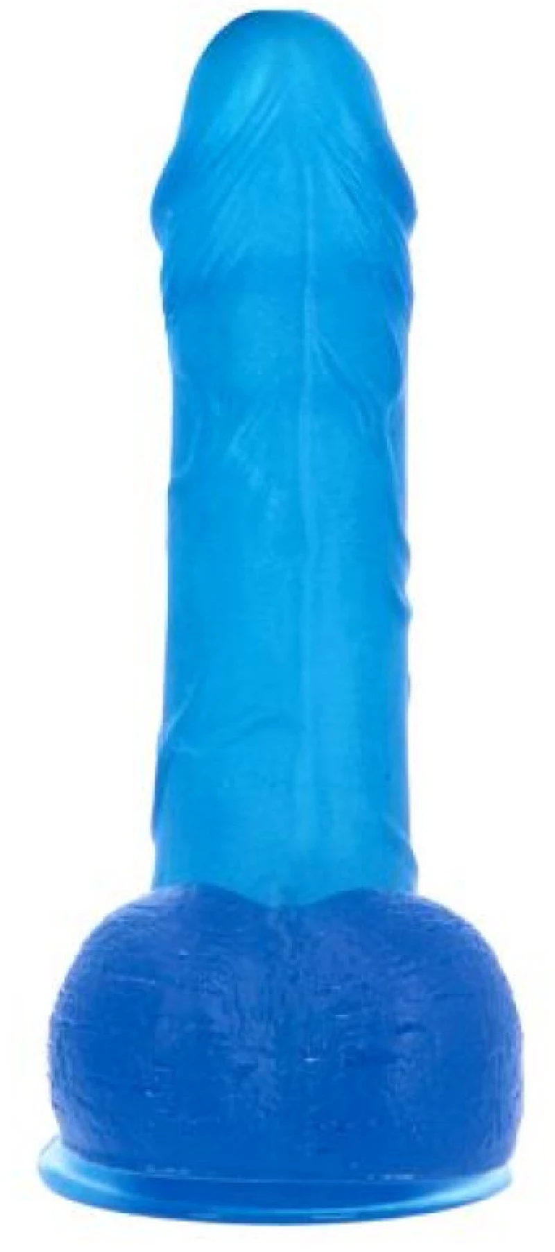 Alvaro Transparent Blue Dildo