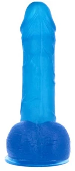 Alvaro Transparent Blue Dildo