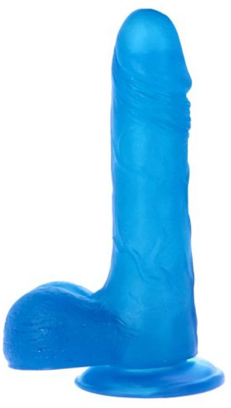 Alvaro Transparent Blue Dildo