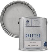 Suede Textured Matt Finish CRAFTED Soft Grey φυσικό ανάγλυφο χρώμα 2,5lt
