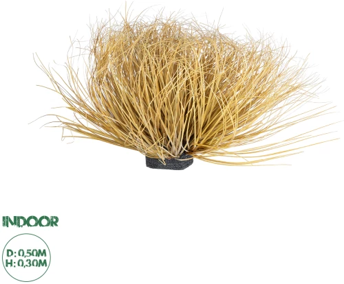 GloboStar® Artificial Garden GRASS BUSH PLANT 21165 Τεχνητό Διακοσμητικό Φυτό Θάμνος Grass Π50cm Y30cm