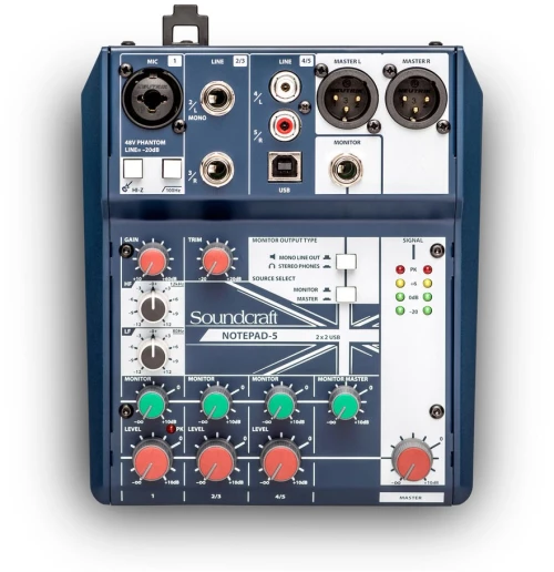 SOUNDCRAFT NotePad 5 Mixer - Κονσόλα