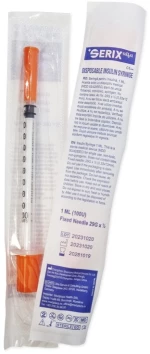 Σύριγγες Ινσουλίνης Serix 1ml 29G x ½ σε Κουτί των 100 Τεμαχίων
