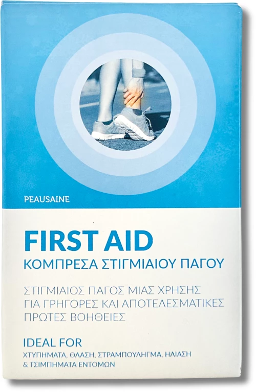 EAUDERMA - PEAUSAINE First Aid Κομπρέσα Στιγμιαίου Πάγου 1 Τεμάχιο