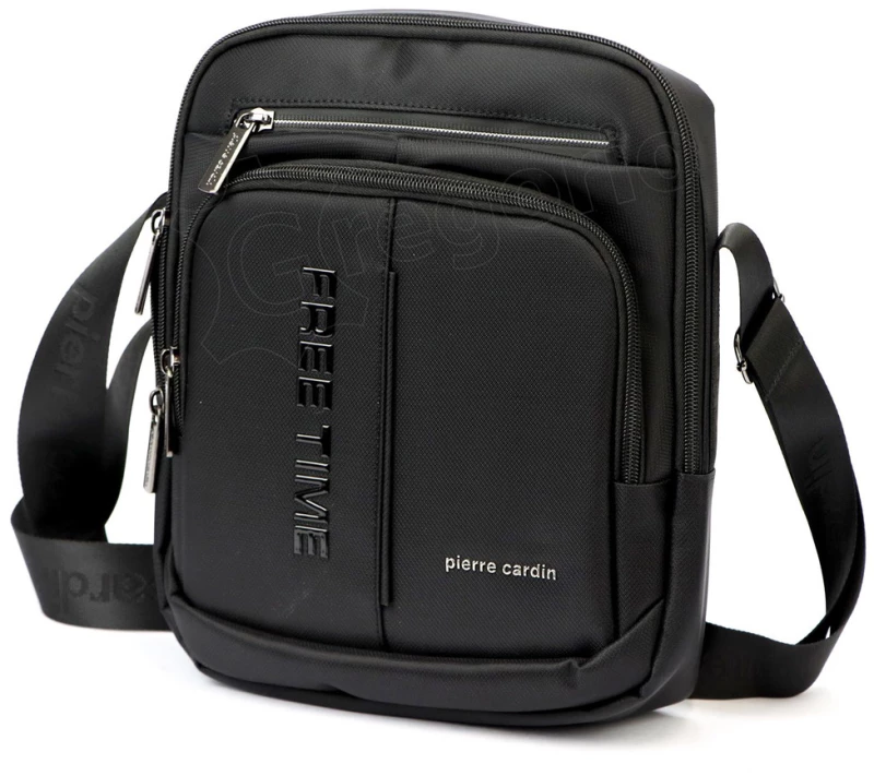 PIERRE CARDIN τσαντακι ωμου σε μαυρο χρωμα 06-8131-black