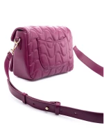 Τσάντα VETA JILL χιαστί  magenta καπιτονέ με δύο χώρους 6071-2