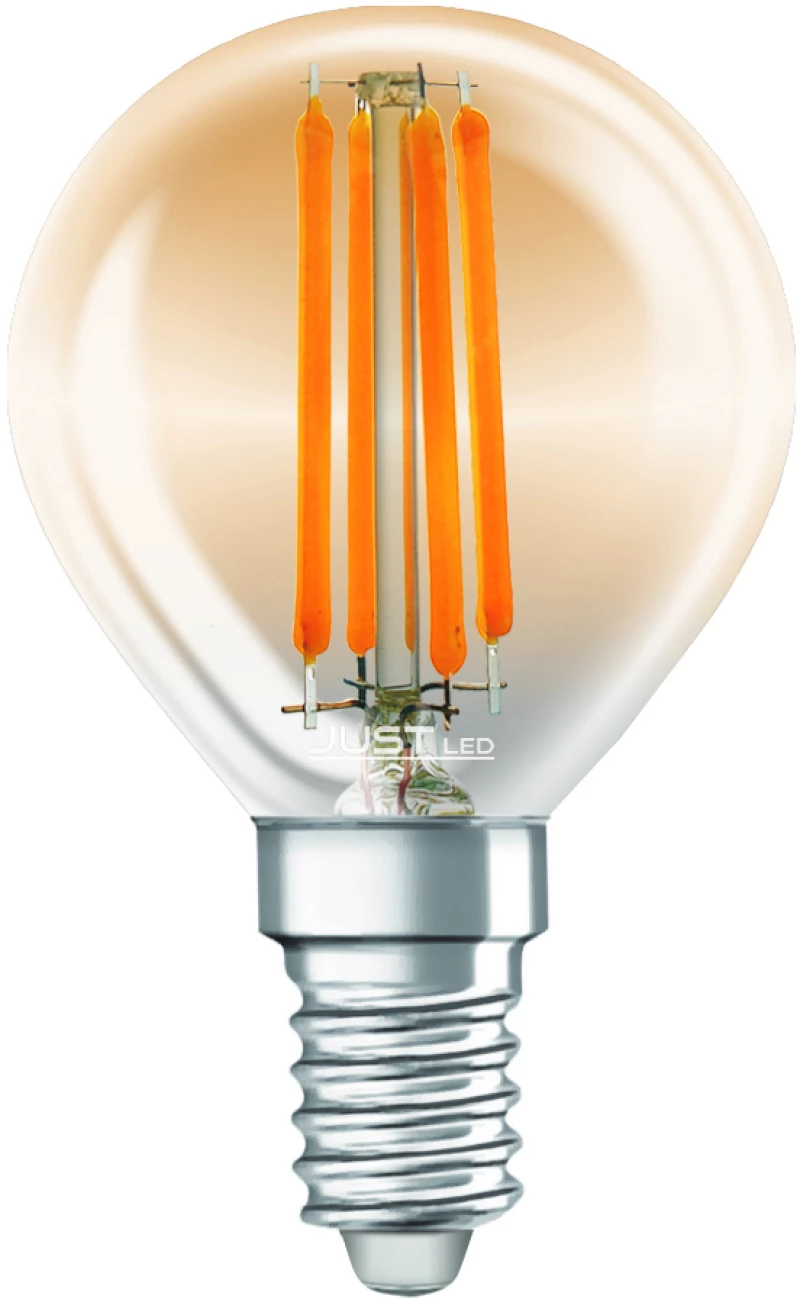 JUST LED JUSTLed-LED Filament Ε14 C35 6W 3000K Θερμό Amber Dimmable (B144506301)
