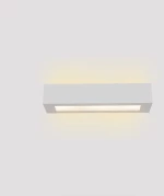 Inlight Επιτοίχιο φωτιστικό λευκό από γύψο 2xE14 D:36cm (43049-B-White)