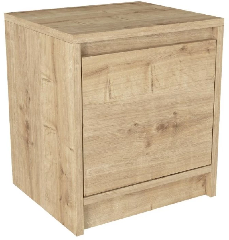 Κομοδίνο Conve Megapap χρώμα sapphire oak 40x35x45εκ.