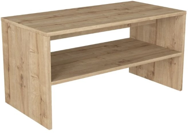 Τραπεζάκι σαλονιού Eleva Megapap χρώμα sapphire oak 90x44,6x46,4εκ.