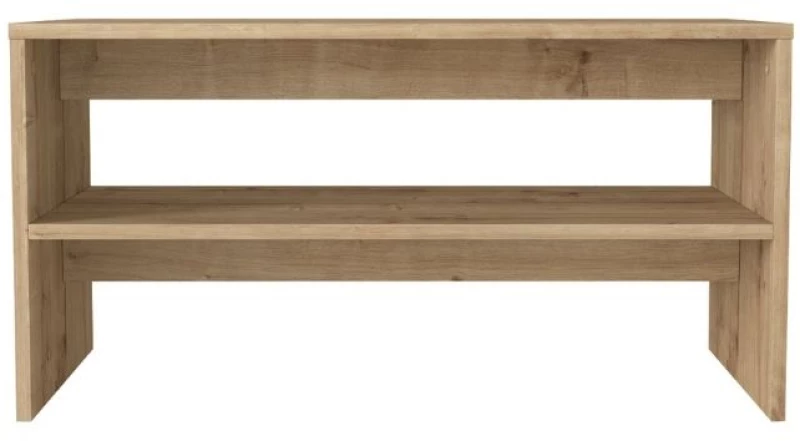 Τραπεζάκι σαλονιού Eleva Megapap χρώμα sapphire oak 90x44,6x46,4εκ.