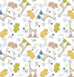 Σεντόνια Σετ Jungle Blue - 125x175(x2)+30x40(x1)
