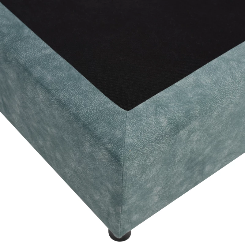ΚΡΕΒΑΤΙ DOLORES ΑΠΟ ΥΦΑΣΜΑ LIGHT GREEN HM649.27 ΓΙΑ ΣΤΡΩΜΑ 90x200 εκ.