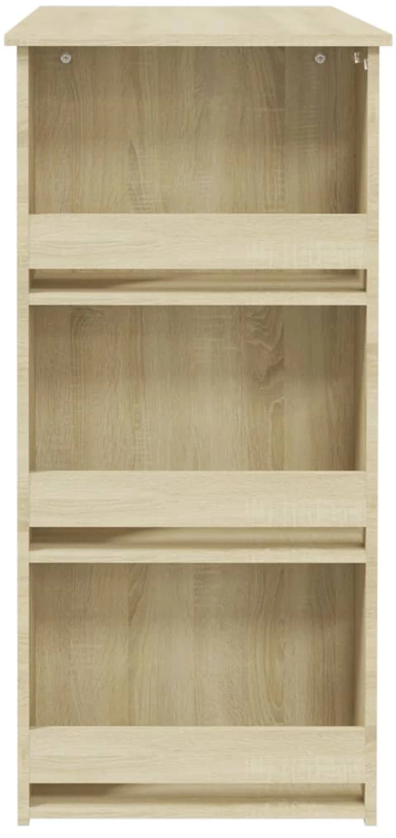 vidaXL Τραπέζι Μπαρ με Ράφια Sonoma Δρυς 102x50x103,5 εκ. Επεξ. Ξύλο