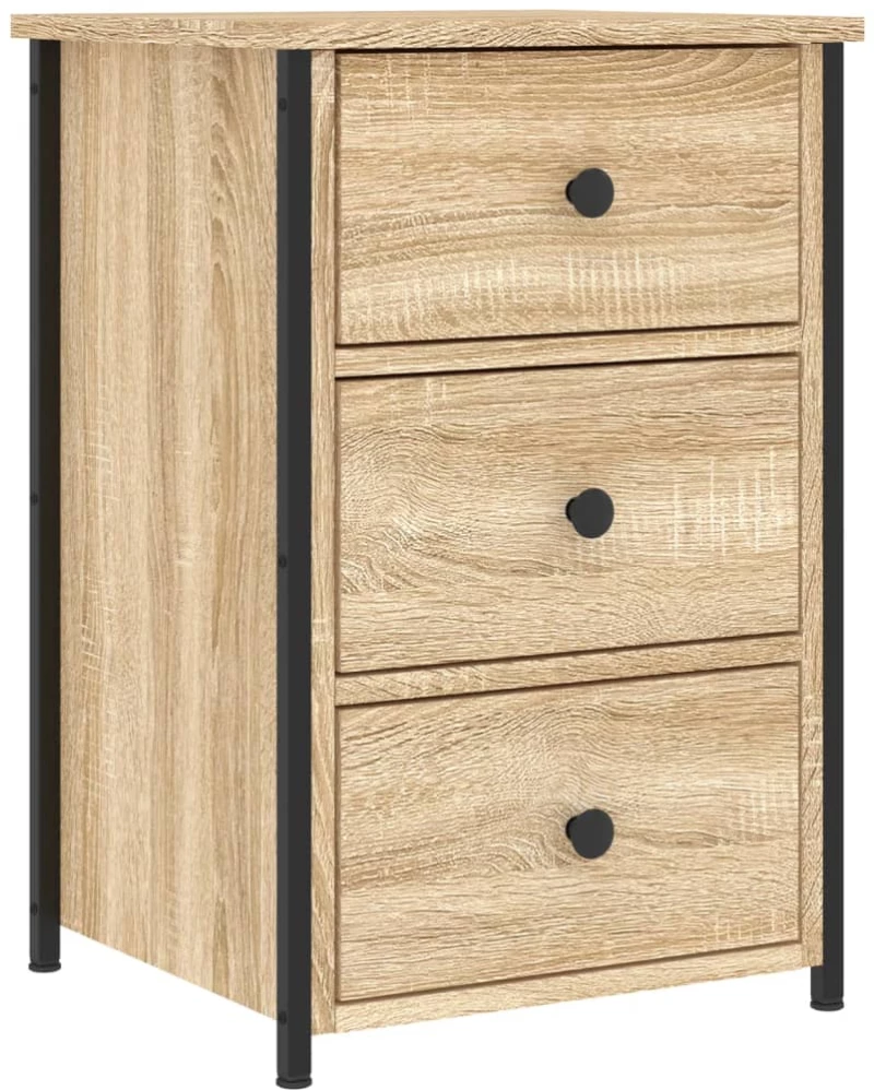 vidaXL Κομοδίνο Sonoma Δρυς 40 x 36 x 60 εκ. από Επεξεργασμένο Ξύλο