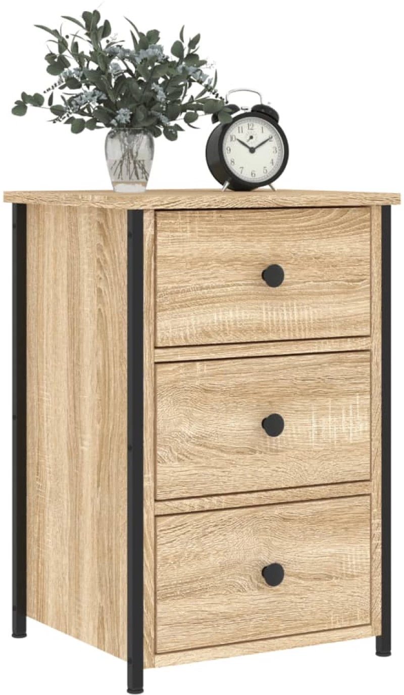 vidaXL Κομοδίνο Sonoma Δρυς 40 x 36 x 60 εκ. από Επεξεργασμένο Ξύλο