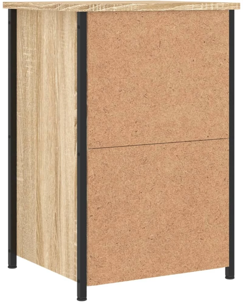 vidaXL Κομοδίνο Sonoma Δρυς 40 x 36 x 60 εκ. από Επεξεργασμένο Ξύλο