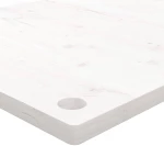 vidaXL Επιφάνεια Γραφείου Λευκή 110x55x2,5 εκ. από Μασίφ Ξύλο Πεύκου