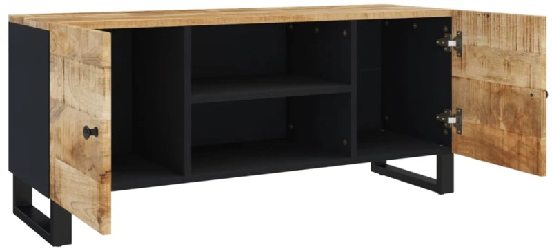 vidaXL Έπιπλο Τηλεόρασης 105 x 33 x 46 εκ. από Μασίφ Ξύλο Μάνγκο