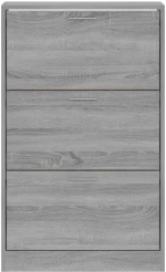 vidaXL Παπουτσοθήκη Γκρι Sonoma 63x24x103 εκ. από Επεξεργασμένο Ξύλο