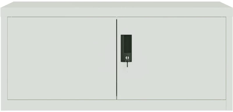 vidaXL Αρχειοθήκη Αν. Γκρι 90 x 40 x 130 εκ. Ατσάλινη