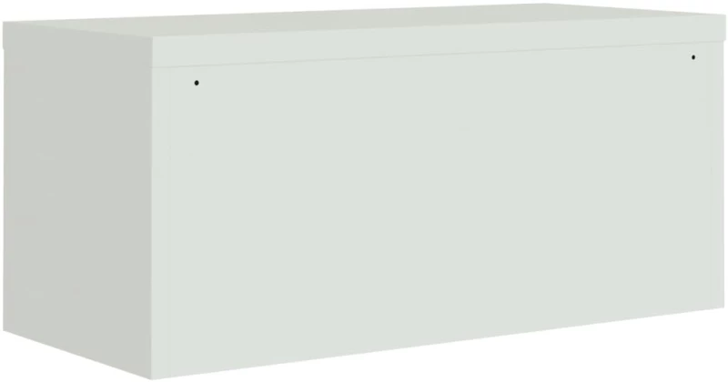 vidaXL Αρχειοθήκη Αν. Γκρι 90 x 40 x 130 εκ. Ατσάλινη