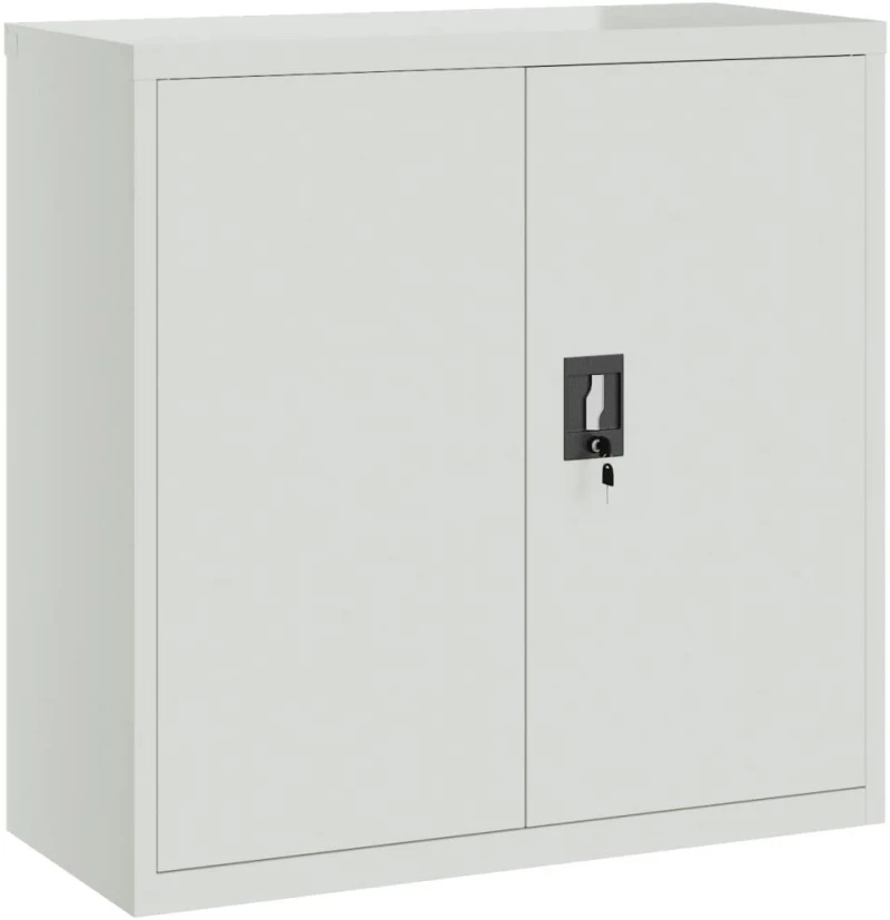 vidaXL Αρχειοθήκη Αν. Γκρι 90 x 40 x 130 εκ. Ατσάλινη